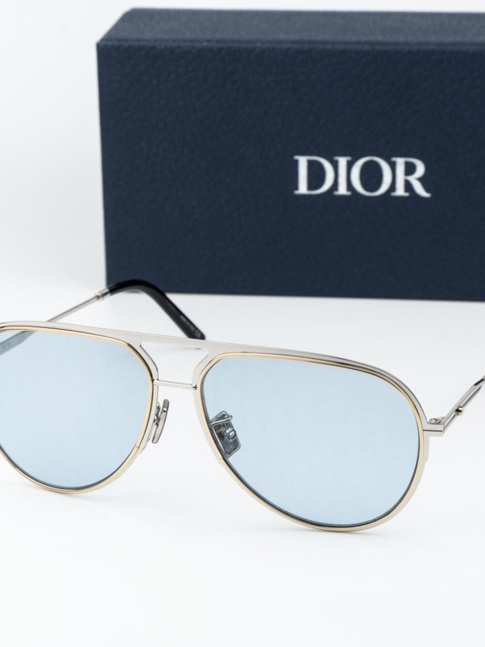 Dior Women Sunglasses Palladium Blue Dior Pattern Pilot DIORESSENTIAL A2U F0I8 - Picture 2 of 13